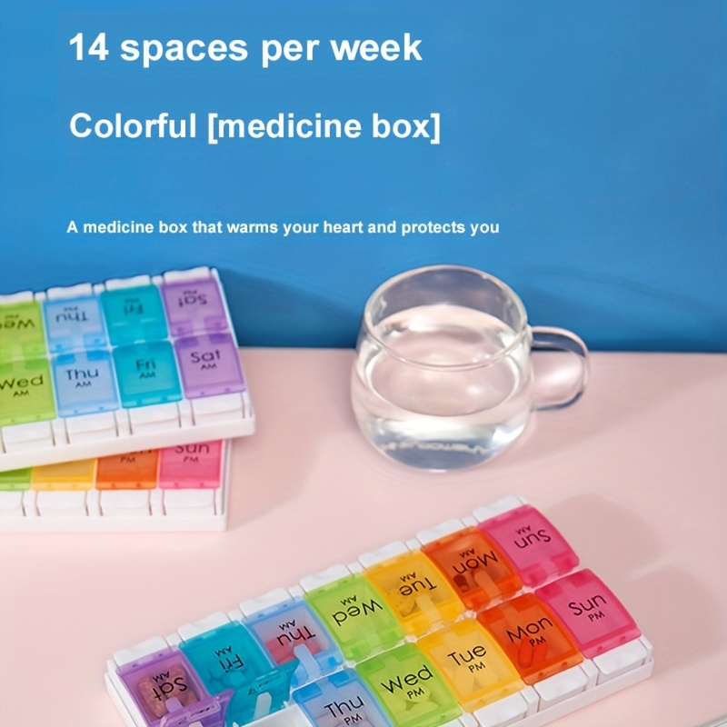 Large Capacity Pill Storage Box for Travel